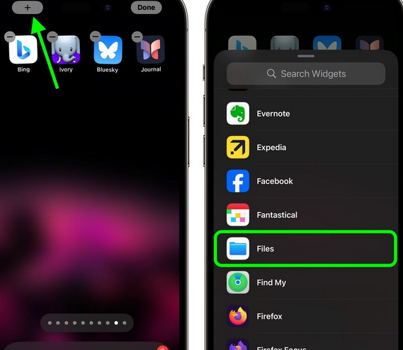 从 iPhone 主屏幕快速访问最近的文件 从 iPhone 主屏幕快速访问最近的文件